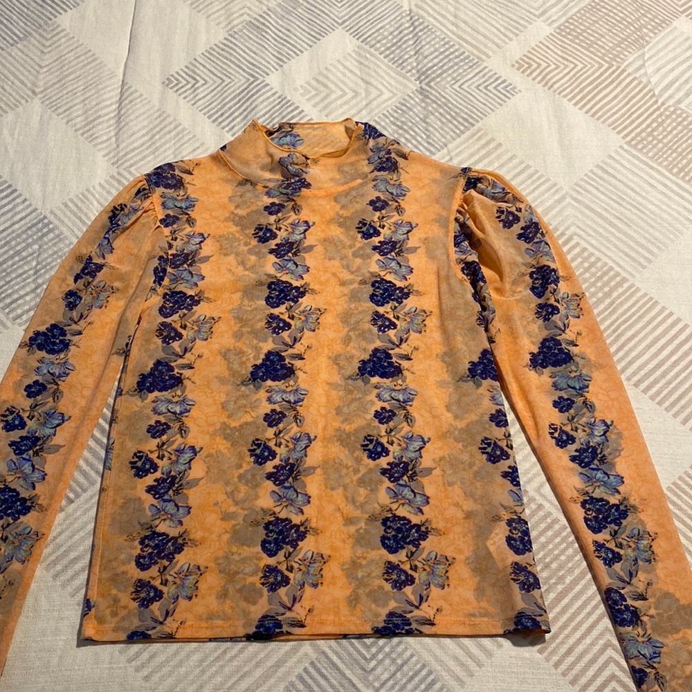 Free People Floral Top